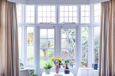 Bay window upgrade enhancing interior space